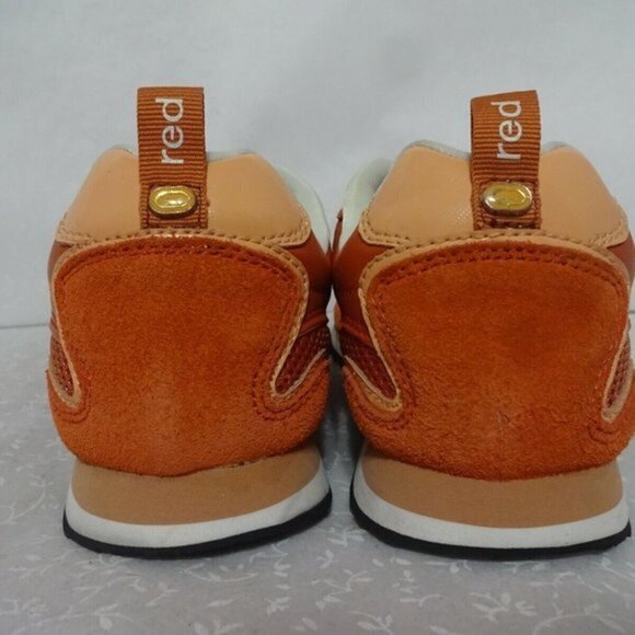 Ecko Red Atomix Womens Size 9 US Orange Leather Lace Up Sneaker Shoes 26035 - Picture 7 of 9
